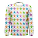 Star Pattern Design Decoration Men s Long Sleeve Tee View1