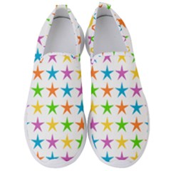 Star Pattern Design Decoration Men s Slip On Sneakers