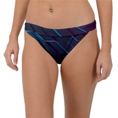 Glass Scifi Violet Ultraviolet Band Bikini Bottom