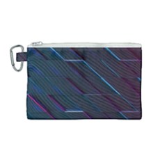 Glass Scifi Violet Ultraviolet Canvas Cosmetic Bag (medium)