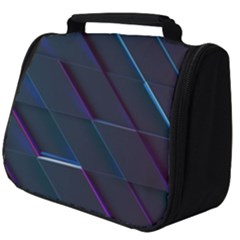 Glass Scifi Violet Ultraviolet Full Print Travel Pouch (big)