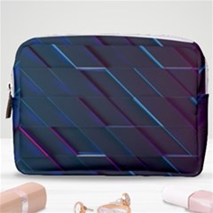 Glass Scifi Violet Ultraviolet Make Up Pouch (medium)