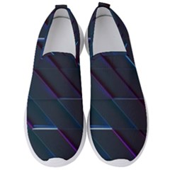 Glass Scifi Violet Ultraviolet Men s Slip On Sneakers