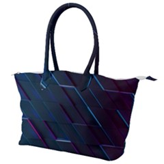 Glass Scifi Violet Ultraviolet Canvas Shoulder Bag