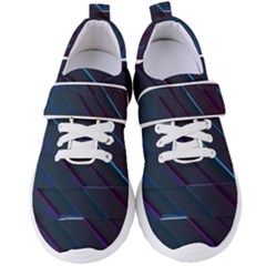 Glass Scifi Violet Ultraviolet Women s Velcro Strap Shoes by Pakrebo