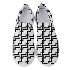 Pattern Monochrome Repeat Women s Slip On Sneakers