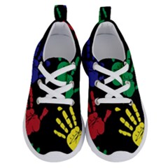 Handprints Hand Print Colourful Running Shoes