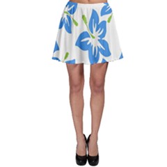 Hibiscus Wallpaper Flowers Floral Skater Skirt by Pakrebo