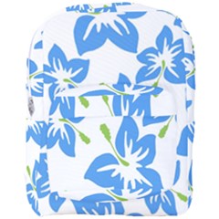 Hibiscus Wallpaper Flowers Floral Full Print Backpack by Pakrebo