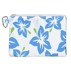 Hibiscus Wallpaper Flowers Floral Canvas Cosmetic Bag (xl)