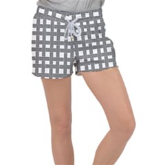 Seamless Stripe Pattern Lines Women s Velour Lounge Shorts