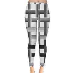 Seamless Stripe Pattern Lines Inside Out Leggings