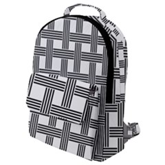 Seamless Stripe Pattern Lines Flap Pocket Backpack (small)