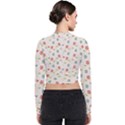 Floral Pattern Wallpaper Retro Long Sleeve Zip Up Bomber Jacket View2