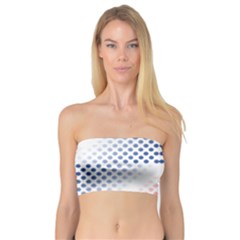 Dots Pointillism Abstract Chevron Bandeau Top by Pakrebo