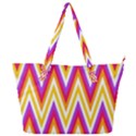 Chevrons Stripes Pattern Geometric Full Print Shoulder Bag View1