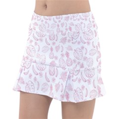 Tropical Pattern Tennis Skirt