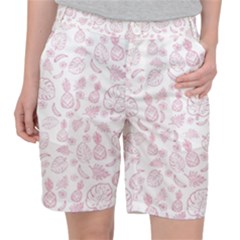 Tropical Pattern Pocket Shorts