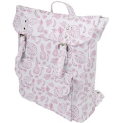 Tropical Pattern Buckle Up Backpack