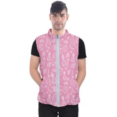 Tropical Pattern Men s Puffer Vest