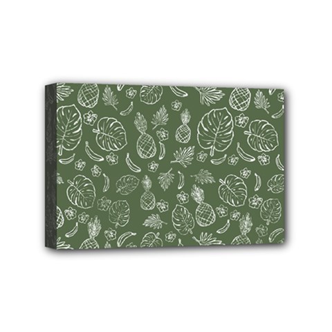 Tropical Pattern Mini Canvas 6  X 4  (stretched) by Valentinaart