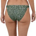 Tropical pattern Band Bikini Bottom View2