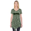 Tropical pattern Short Sleeve Tunic  View1