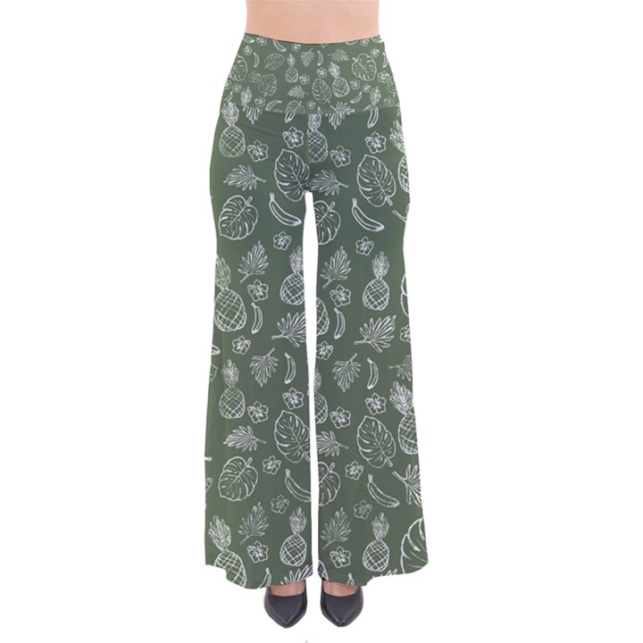 Tropical pattern So Vintage Palazzo Pants