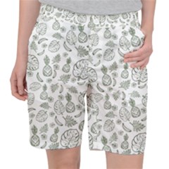 Tropical Pattern Pocket Shorts by Valentinaart