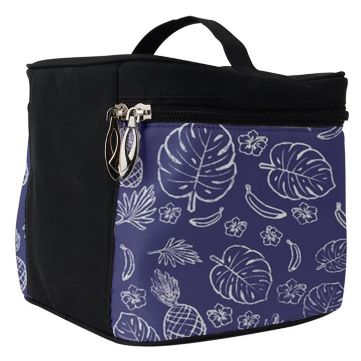 Tropical pattern Make Up Travel Bag (Small)