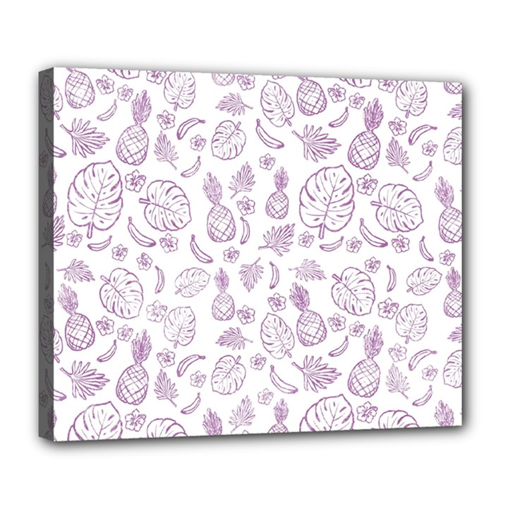 Tropical pattern Deluxe Canvas 24  x 20  (Stretched)