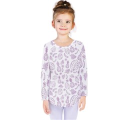 Tropical Pattern Kids  Long Sleeve Tee