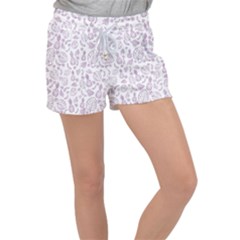 Tropical Pattern Women s Velour Lounge Shorts by Valentinaart