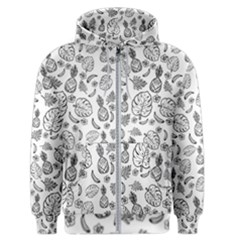 Tropical Pattern Men s Zipper Hoodie by Valentinaart