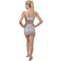 Tropical pattern Tied Up Two Piece Swimsuit View2