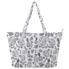 Tropical Pattern Full Print Shoulder Bag by Valentinaart