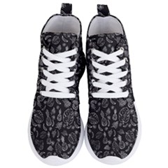 Tropical Pattern Women s Lightweight High Top Sneakers