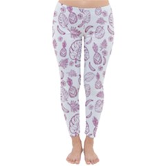 Tropical Pattern Classic Winter Leggings