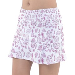 Tropical Pattern Tennis Skirt