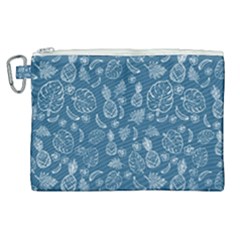 Tropical Pattern Canvas Cosmetic Bag (xl)