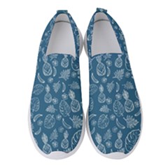 Tropical Pattern Women s Slip On Sneakers