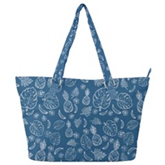 Tropical Pattern Full Print Shoulder Bag