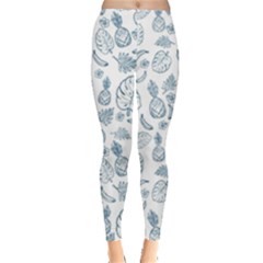 Tropical Pattern Leggings  by Valentinaart