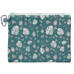 Tropical Pattern Canvas Cosmetic Bag (xxl)