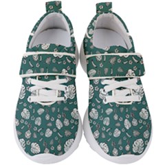 Tropical Pattern Kids  Velcro Strap Shoes by Valentinaart