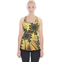 Fractal Art Colorful Pattern Piece Up Tank Top View1