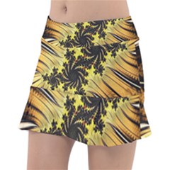 Fractal Art Colorful Pattern Tennis Skirt