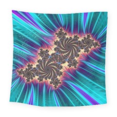 Fractal Mandelbrot Mathematical Square Tapestry (large)