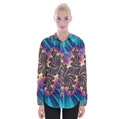 Fractal Mandelbrot Mathematical Womens Long Sleeve Shirt