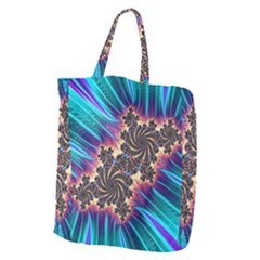 Fractal Mandelbrot Mathematical Giant Grocery Tote by Pakrebo